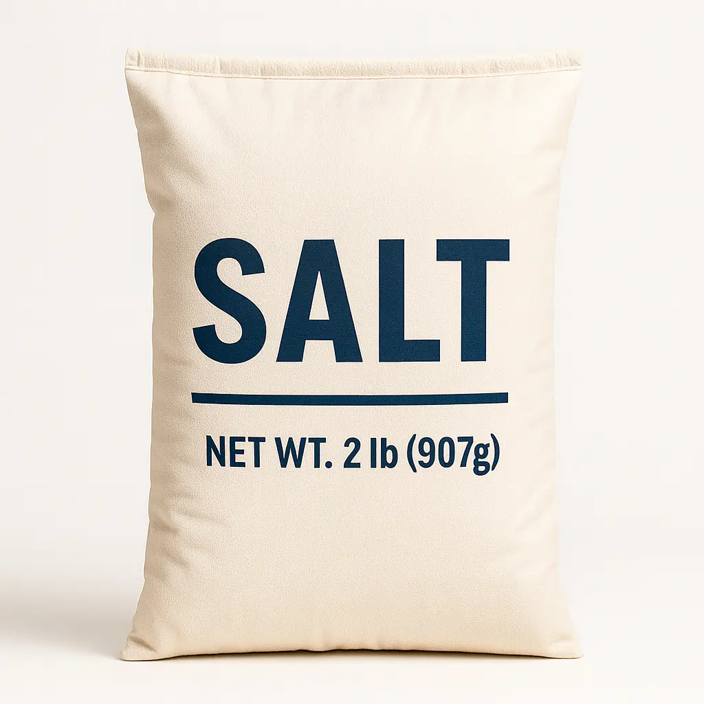 2lb bag of sea salt